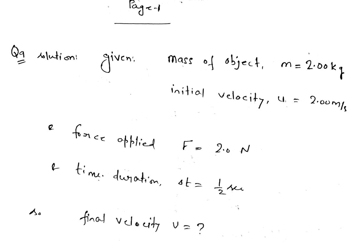 Advanced Physics homework question answer, step 1, image 1